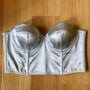 Victorias Secret Silver Bustier
